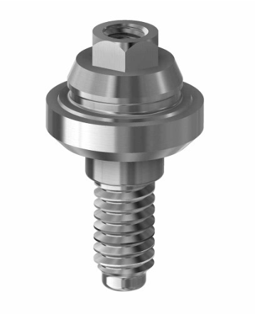 Straight Multiunit Abutment - 1.0mm Collar Height - 4.5 Hex - Z